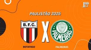 Botafogo-SP x Palmeiras, AO VIVO, com a Voz do Esporte, às 19h