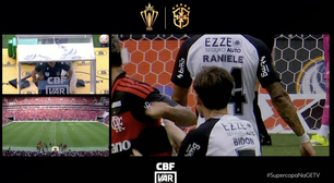 Supercopa Rei: jogador do Flamengo é expulso em protocolo inédito do VAR no Brasil