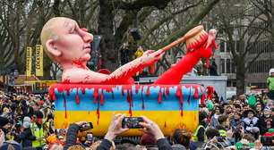 Artista alemão na mira da Rússia por arte carnavalesca