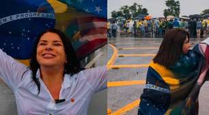 Antes de internação na UTI, Mara Maravilha tomou chuva na caminhada de Nikolas