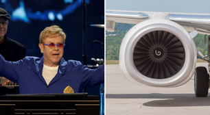 Piloto de Sir Elton John faz 'manobra de emergência' para evitar colisão com gaviões