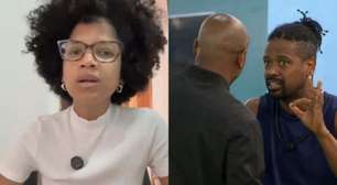 'BBB 26': Esposa de Leandro rasga o verbo após ele ser chamado de analfabeto