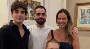 Faustão surge em foto rara no aniversário do filho