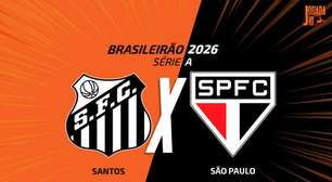 Santos x São Paulo: onde assistir, escalações e arbitragem
