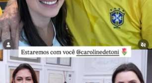 Michelle Bolsonaro declara apoio a Caroline de Toni após impasse do PL sobre Senado em SC