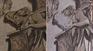 Rosto semelhante ao de Meloni é removido de afresco em basílica na Itália