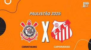 Corinthians x Capivariano: onde assistir, escalações e arbitragem