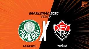 Palmeiras x Vitória: onde assistir, escalações e arbitragem