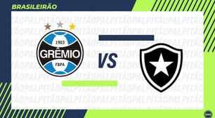 Grêmio x Botafogo: prováveis escalações, arbitragem, onde assistir e retrospecto