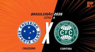 Cruzeiro x Coritiba, AO VIVO, com a Voz do Esporte, às 20h