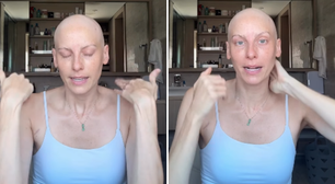 Atriz do SBT se emociona ao falar do tratamento contra o câncer: 'Não estou conseguindo'