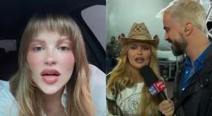 Repórter da Globo que viveu climão com Luísa Sonza detona a cantora: 'Deve ser muito triste...'