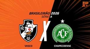 Vasco x Chapecoense, AO VIVO, com a Voz do Esporte, às 18h30