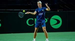 Leonardo Storck treina com time do Brasil na Copa Davis