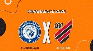 Foz do Iguaçu x Athletico: onde assistir, escalações e arbitragem