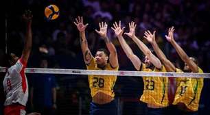 Tabela "pesada" da Seleção Brasileira masculina na VNL de 2026