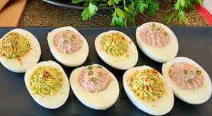 Como fazer ovos recheados com atum e maionese cremosa