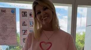 Val Marchiori comemora com champanhe fim da quimioterapia