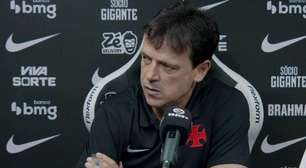 Diniz vê melhor produção ofensiva do Vasco, mas lamenta empate: "Muito frustrante"