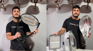 'Olho as luminárias públicas e vejo partes da minha vida': paixão faz curitibano criar coleção com 100 peças