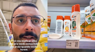 Protetor solar 'baratinho' vendido em loja de EPI é seguro? Especialista esclarece viral do TikTok