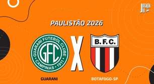 Guarani x Botafogo-SP, AO VIVO, com a Voz do Esporte, às 17h