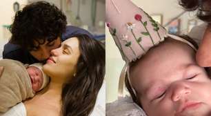 Filha de Rafa Kalimann e Nattan celebra primeiro mês e ganha presentes de famosos