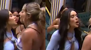 'BBB 26': Samira e Jordana quase saem no tapa e precisam ser separadas após primeira etapa de nova dinâmica. 'Falsa'