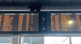 Tráfego ferroviário no norte da Itália é afetado por suposta sabotagem