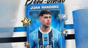 Grêmio anuncia a contratação do volante Juan Nardoni, campeão pelo Racing