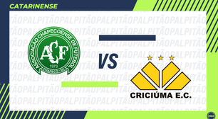Chapecoense x Criciúma: prováveis escalações, arbitragem, onde assistir e retrospecto
