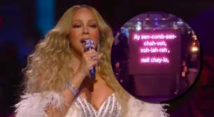 Veja o truque de Mariah Carey para cantar em italiano na abertura da Olimpíada de Inverno