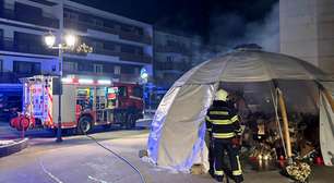 Suíça: incêndio atinge memorial dedicado às vítimas de Crans-Montana