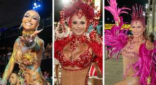 Sabrina Sato, Vivi Araújo e musas brilham em ensaio na Sapucaí; veja fotos