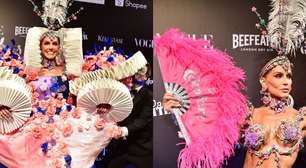 'O ápice da performance': 4 detalhes escondidos que você não notou no look de Deborah Secco inspirado em Bridgerton no Baile Vogue 2026