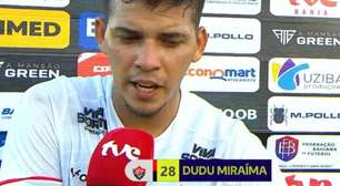 Dudu Miraíma valoriza ponto do Vitória e mira classificação: "Agora é aproveitar a força do Barradão"