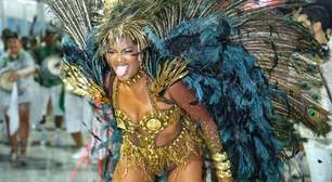 Barriga sarada, virilha cavada: o look poderoso de Iza para o ensaio técnico do Carnaval do Rio 2026. Fotos!