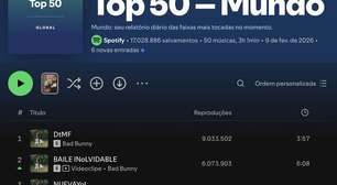 Após Super Bowl, streams de Bad Bunny aumentam 426% no Spotify no Brasil