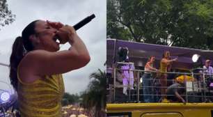 Ivete Sangalo fez o dia de um vendedor ambulante: 'Eu lhe ajudo, pode vir'