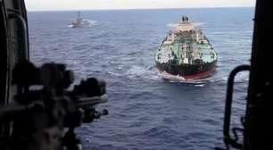 EUA divulgam vídeo de interceptação de petroleiro no Oceano Índico após fuga e perseguição