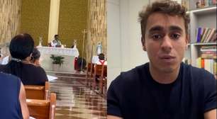 Nikolas Ferreira rebate padre após negativa de comunhão a fiéis que o apoiam: 'Guerra espiritual'