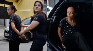 Vídeo mostra momento em que avó é presa acusada de 'vender' as netas menores de idade