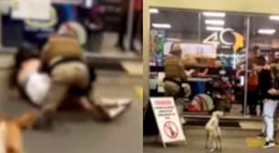 Mulher é jogada no chão por policial durante abordagem em Santa Catarina