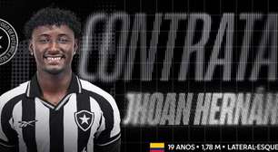 Botafogo anuncia o lateral-esquerdo Hernández
