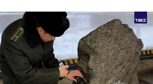 Ia para o Reino Unido como 'enfeite de jardim', mas vale R$24 milhões: Rússia intercepta tesouro espacial de 4 bilhões de anos e 2,8 toneladas