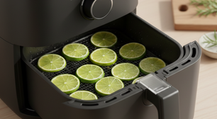Colocar rodelas de limão na airfryer desligada: o que isso faz e por que é recomendado