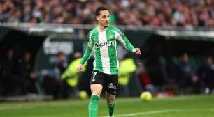 Antony admite jogar com dor no Betis: "Não uso como desculpa"