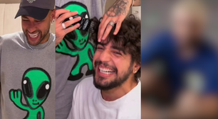 Piada? Nattan corta o cabelo com Neymar e muda radicalmente o visual