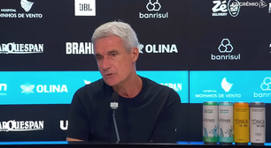 Grêmio joga mal e Luís Castro admite erro em estratégia adotada