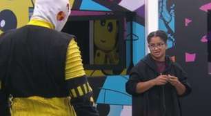 'BBB 26': Barrada, Milena causa alvoroço ao voltar para festa; veja